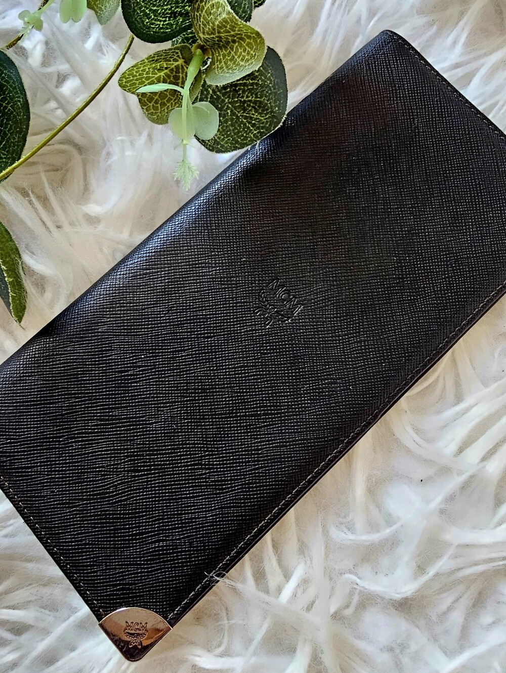 MCM Long Leather Wallet